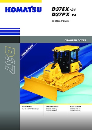 बुलडोजर Komatsu D37EX-24