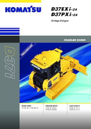 बुलडोजर Komatsu D37EXi-24