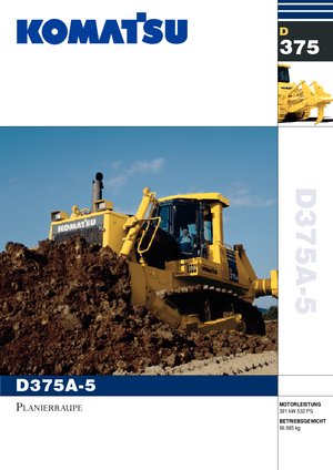 बुलडोजर Komatsu D375A-5