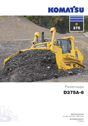 बुलडोजर Komatsu D375A-6