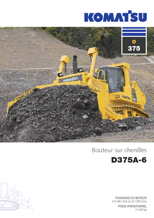 बुलडोजर Komatsu D375A-6
