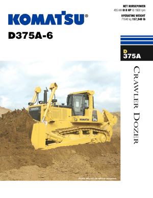 बुलडोजर Komatsu D375A-6