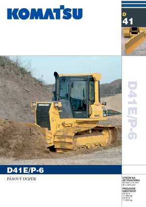 बुलडोजर Komatsu D41E-6