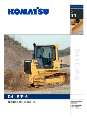 बुलडोजर Komatsu D41E-6