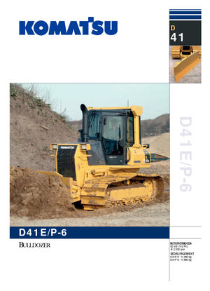 बुलडोजर Komatsu D41E-6