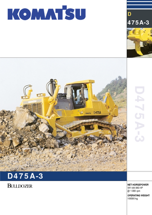 बुलडोजर Komatsu D475A-3