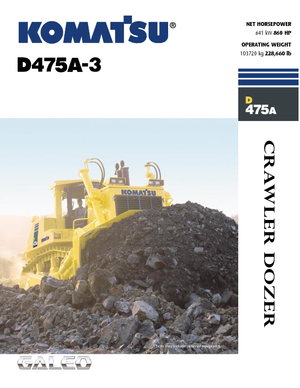 बुलडोजर Komatsu D475A-3