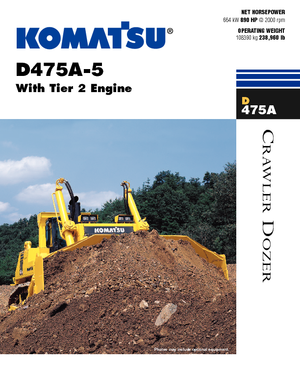 बुलडोजर Komatsu D475A-5