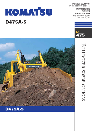 बुलडोजर Komatsu D475A-5