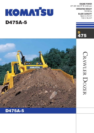बुलडोजर Komatsu D475A-5