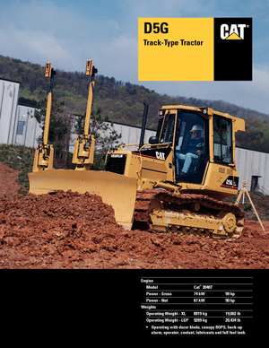 बुलडोजर Caterpillar D 5 G M