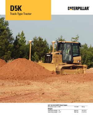 बुलडोजर Caterpillar D5K M