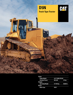 बुलडोजर Caterpillar D 5 N LGP
