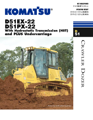 बुलडोजर Komatsu D51PX-22