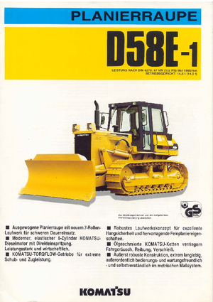 बुलडोजर Komatsu D58E-1