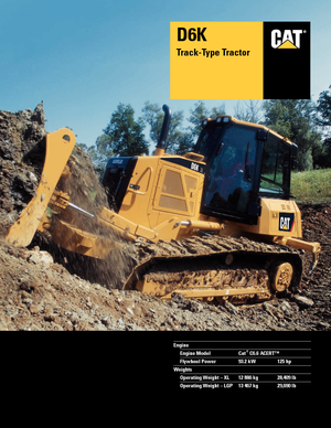 बुलडोजर Caterpillar D6K XLP