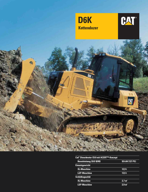 बुलडोजर Caterpillar D6K XLP