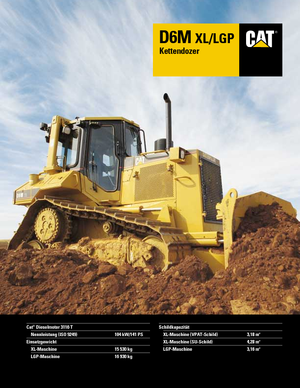 बुलडोजर Caterpillar D 6 M XLSU