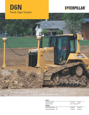 बुलडोजर Caterpillar D6N XLP