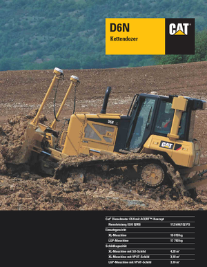 बुलडोजर Caterpillar D6N XLP