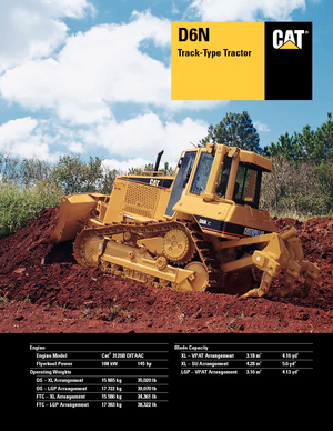 बुलडोजर Caterpillar D 6 N XL-SU