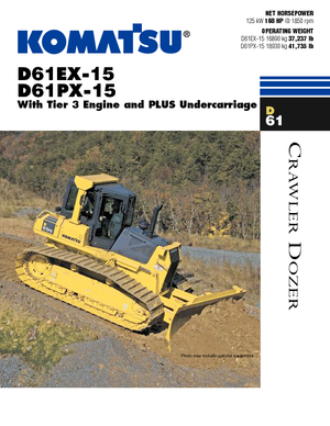 बुलडोजर Komatsu D61EX-15E0