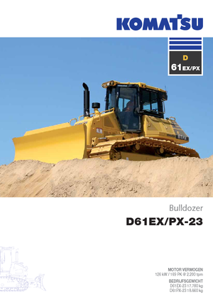 बुलडोजर Komatsu D61EX-23