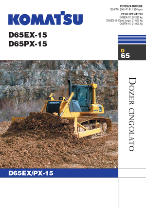 बुलडोजर Komatsu D65EX-15