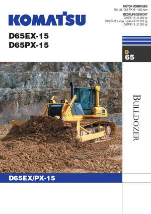 बुलडोजर Komatsu D65EX-15