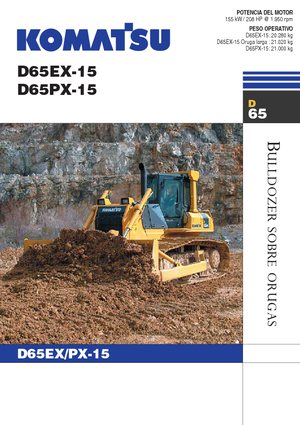बुलडोजर Komatsu D65EX-15