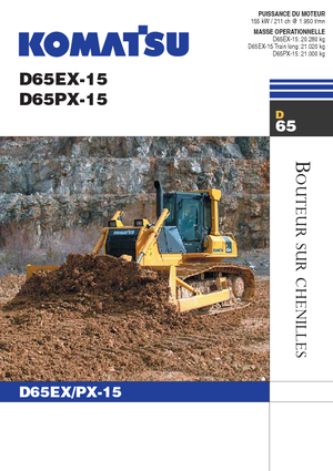 बुलडोजर Komatsu D65EX-15