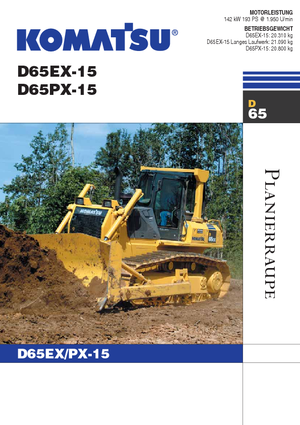बुलडोजर Komatsu D65EX-15