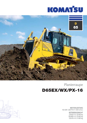 बुलडोजर Komatsu D65EX-16