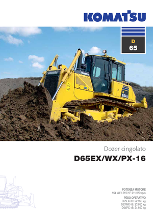 बुलडोजर Komatsu D65EX-16