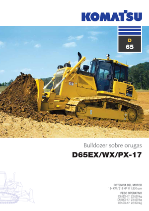 बुलडोजर Komatsu D65EX-17