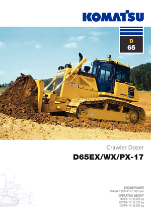 बुलडोजर Komatsu D65PX-17