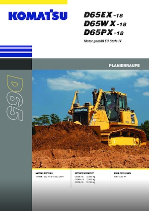 बुलडोजर Komatsu D65EX-18E0