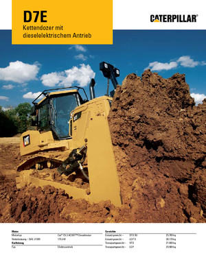 बुलडोजर Caterpillar D7E