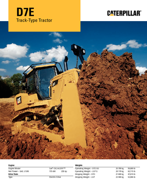 बुलडोजर Caterpillar D7E