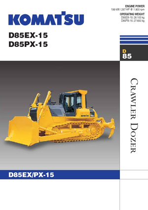 बुलडोजर Komatsu D85EX-15E0