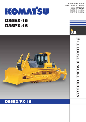 बुलडोजर Komatsu D85EX-15E0