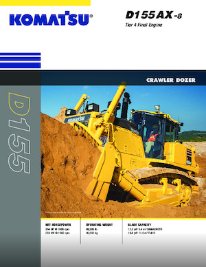 बुलडोजर Komatsu D155AX-8 WH