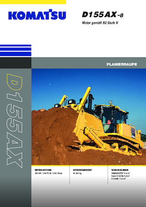 बुलडोजर Komatsu D155AX-8E0