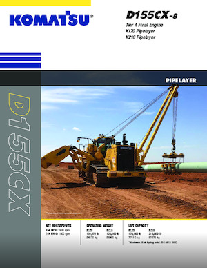 बुलडोजर Komatsu D155CX-8 K170