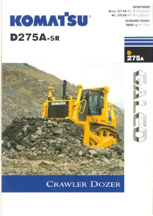 बुलडोजर Komatsu D275A-5R