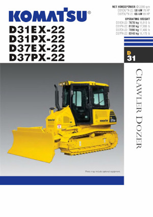 बुलडोजर Komatsu D31EX-22