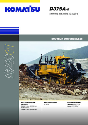 बुलडोजर Komatsu D375A-8E0