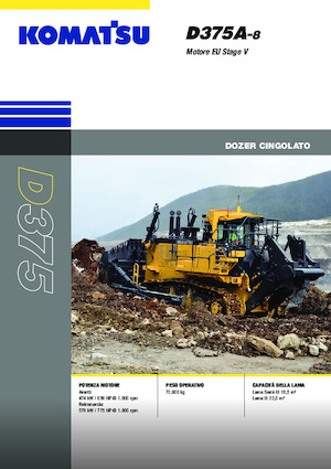 बुलडोजर Komatsu D375A-8E0