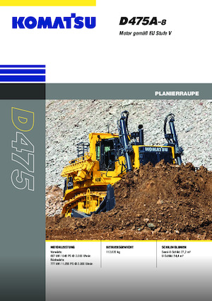 बुलडोजर Komatsu D475A-8E0