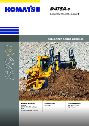 बुलडोजर Komatsu D475A-8E0
